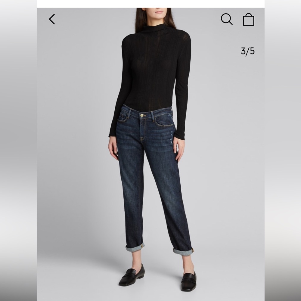 Frame Le Garçon Crop Jeans 28